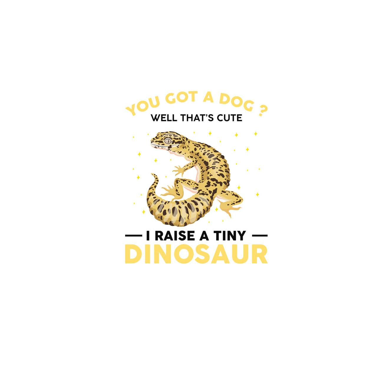 TINY DINOSAUR / white - panel (60cm x 50cm)