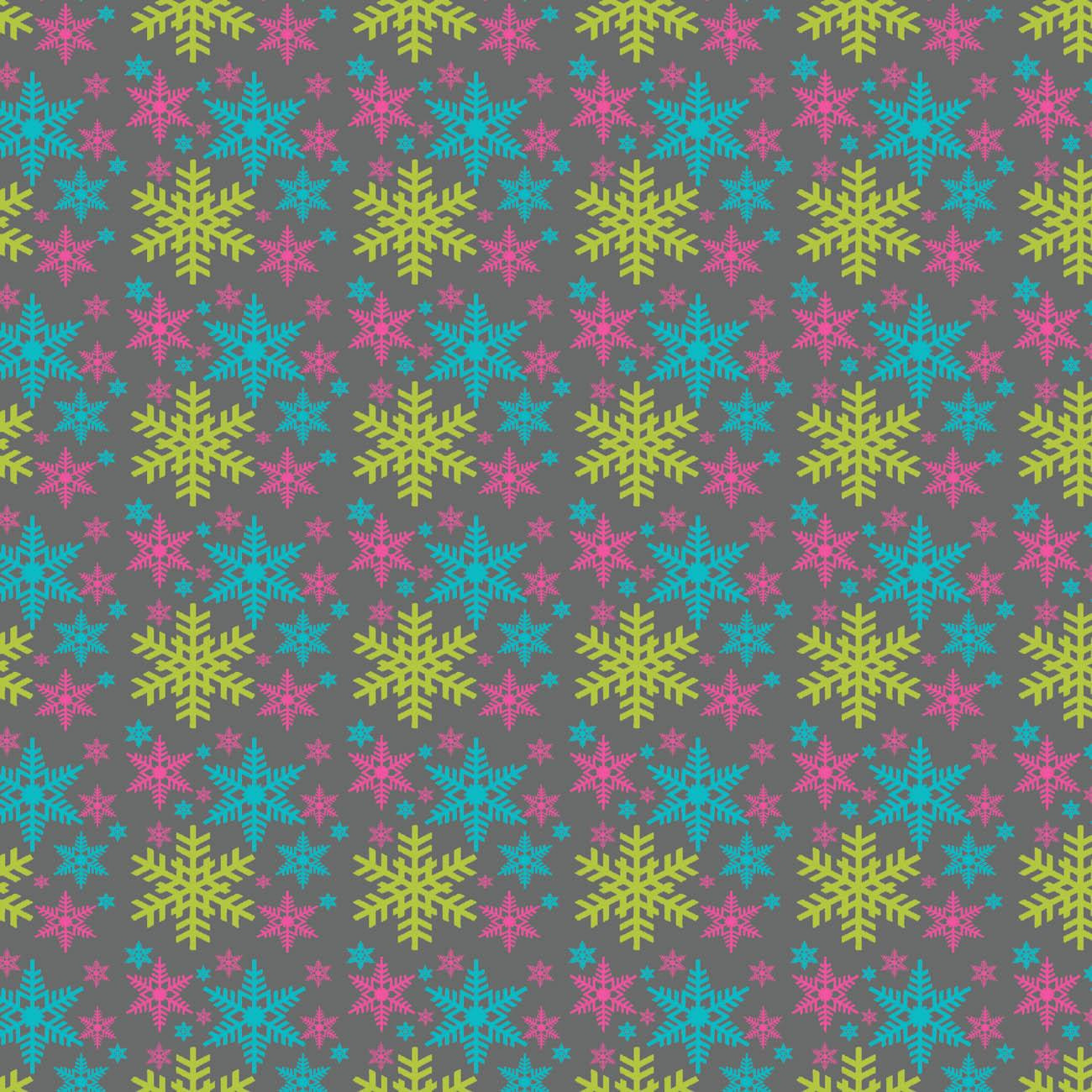 COLORFUL SNOWFLAKES (PENGUINS)