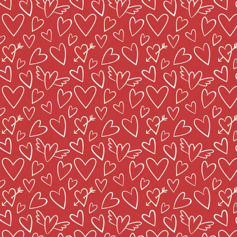 WINGED HEARTS / red (VALENTINE'S MIX)