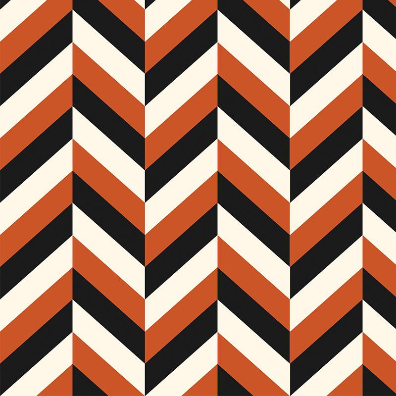 HALLOWEEN HERRINGBONE / maroon 