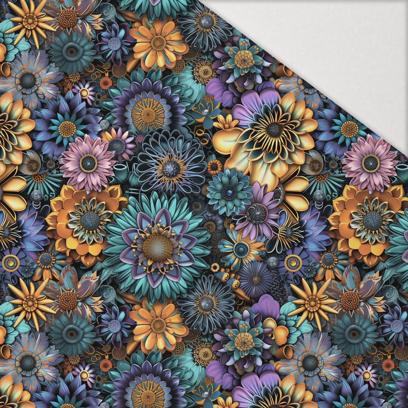 COLORFUL GERBERA - Hydrophobic brushed knit COLORFUL GERBERA - Hydrophobic brushed knit
