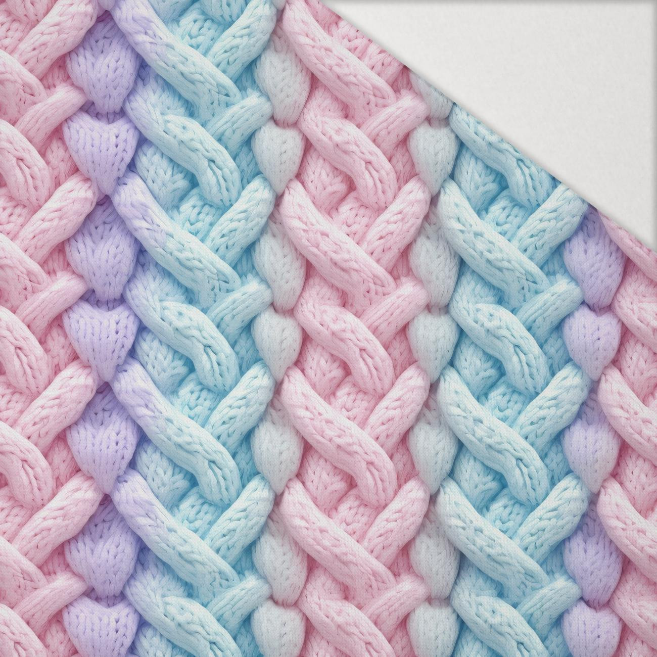 IMITATION PASTEL SWEATER PAT. 3 - Hydrophobic brushed knit
