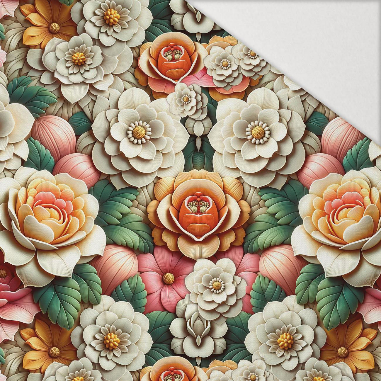 FLOWERS - Hydrophobic brushed knit FLOWERS - Hydrophobic brushed knit