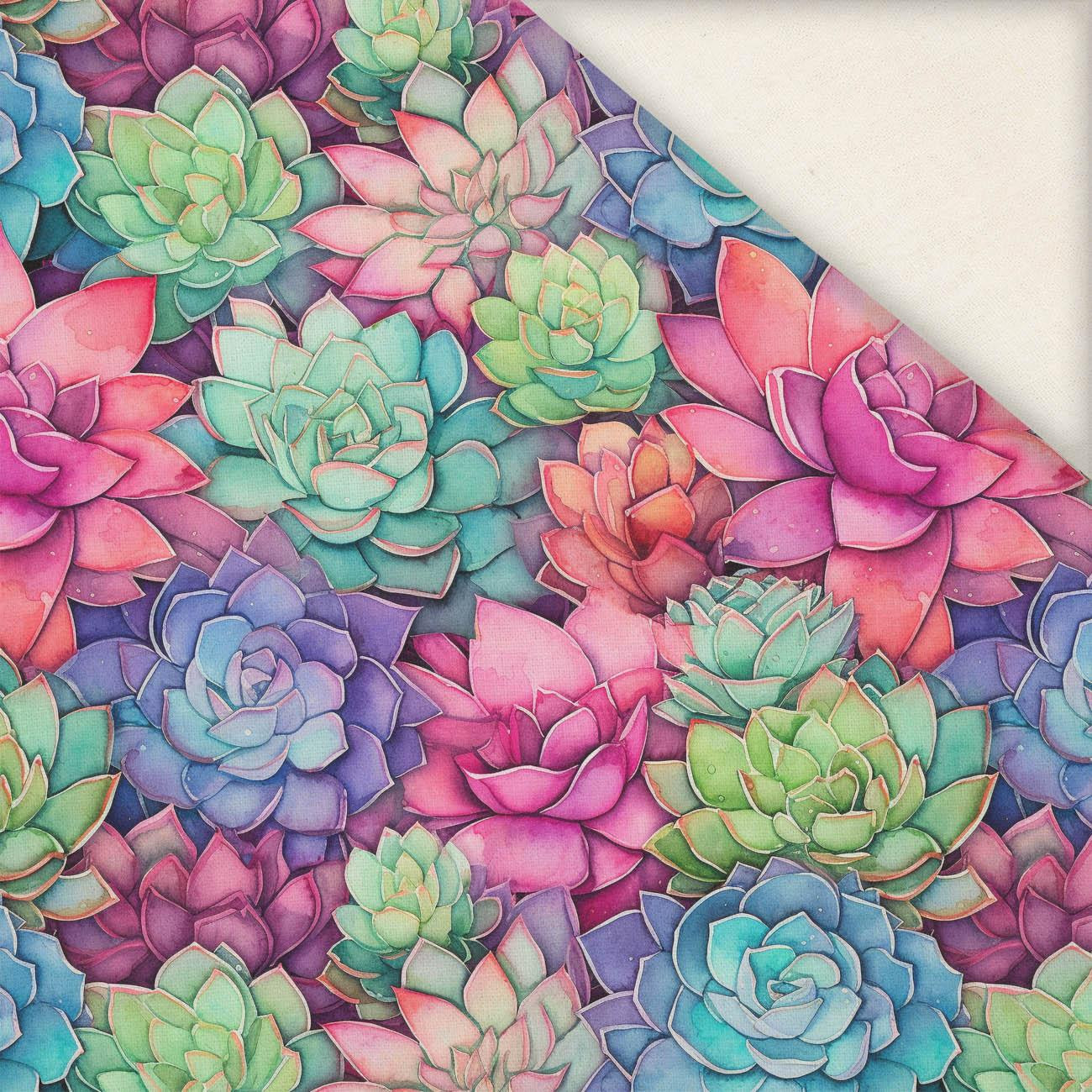 SUCCULENT PLANTS PAT. 4 - Linen 100%