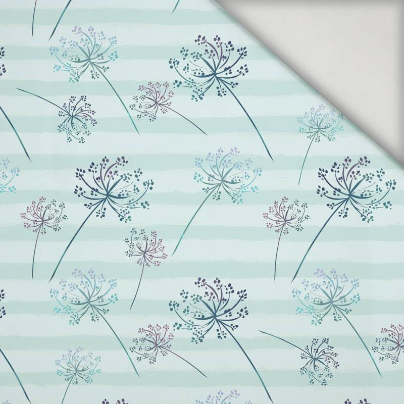DANDELIONS / STRIPES (DRAGONFLIES AND DANDELIONS) - swimsuit lycra