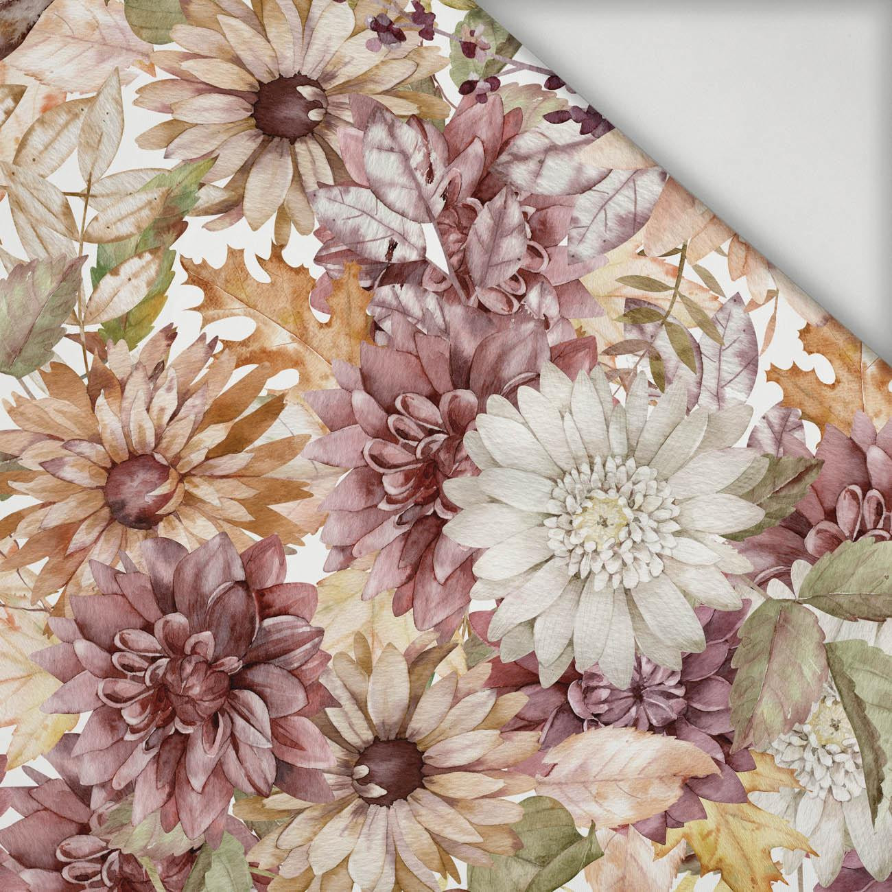 AUTUMN FLOWERS (GOLDEN AUTUMN) - lycra 300g