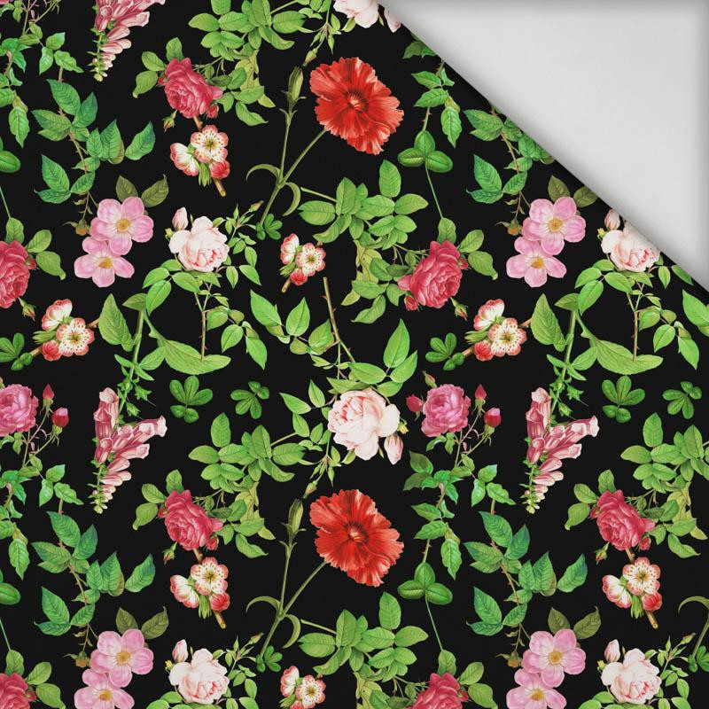 MINI ROSES AND LEAVES (PARADISE GARDEN)  - swimsuit lycra