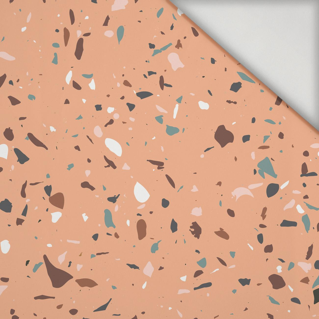 TERRAZZO PAT. 6 / peach fuzz - lycra 300g