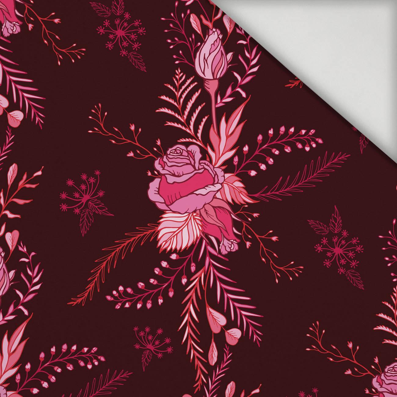 ROSES PAT. 7 / black - lycra 300g