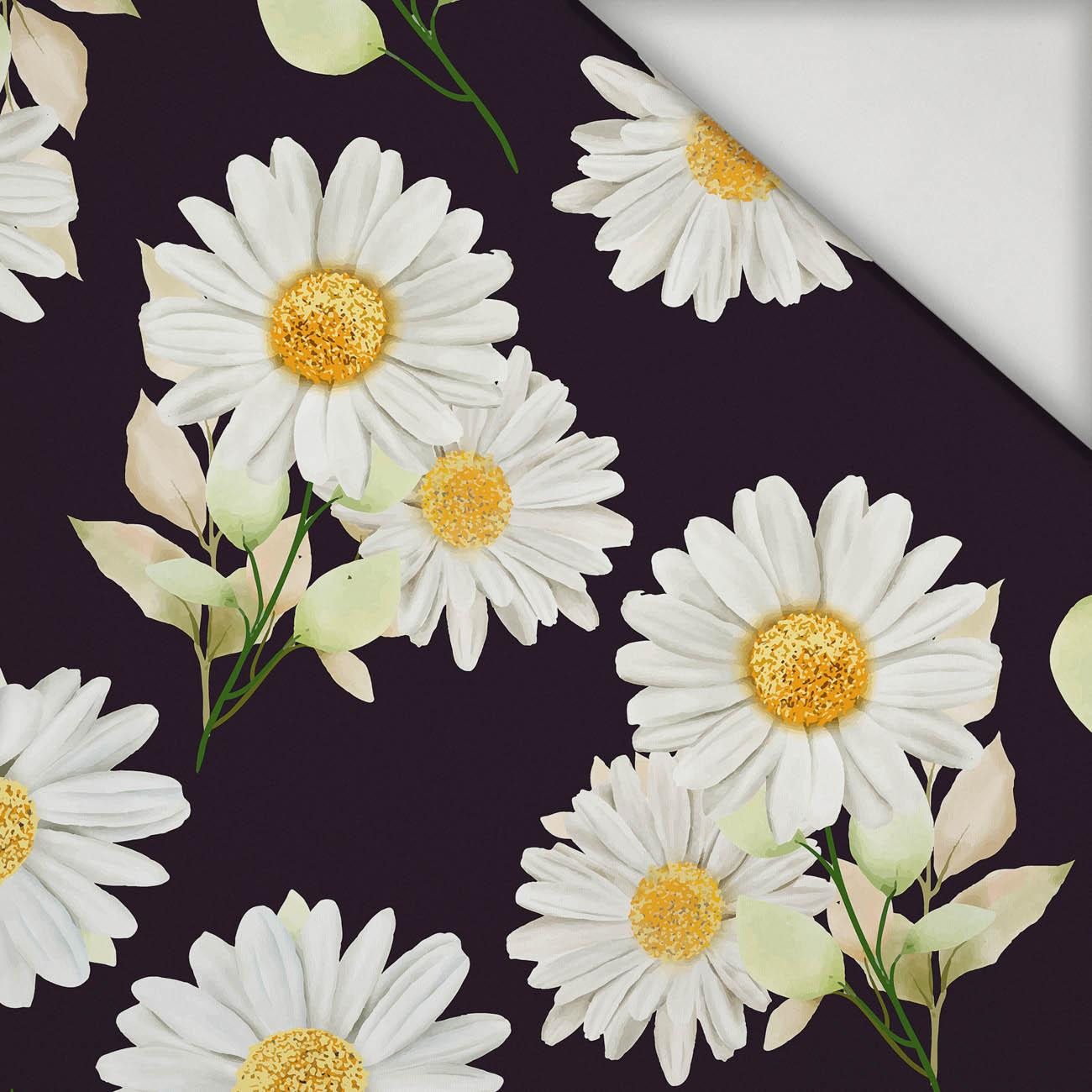 DAISIES PAT. 3 / black - lycra 300g