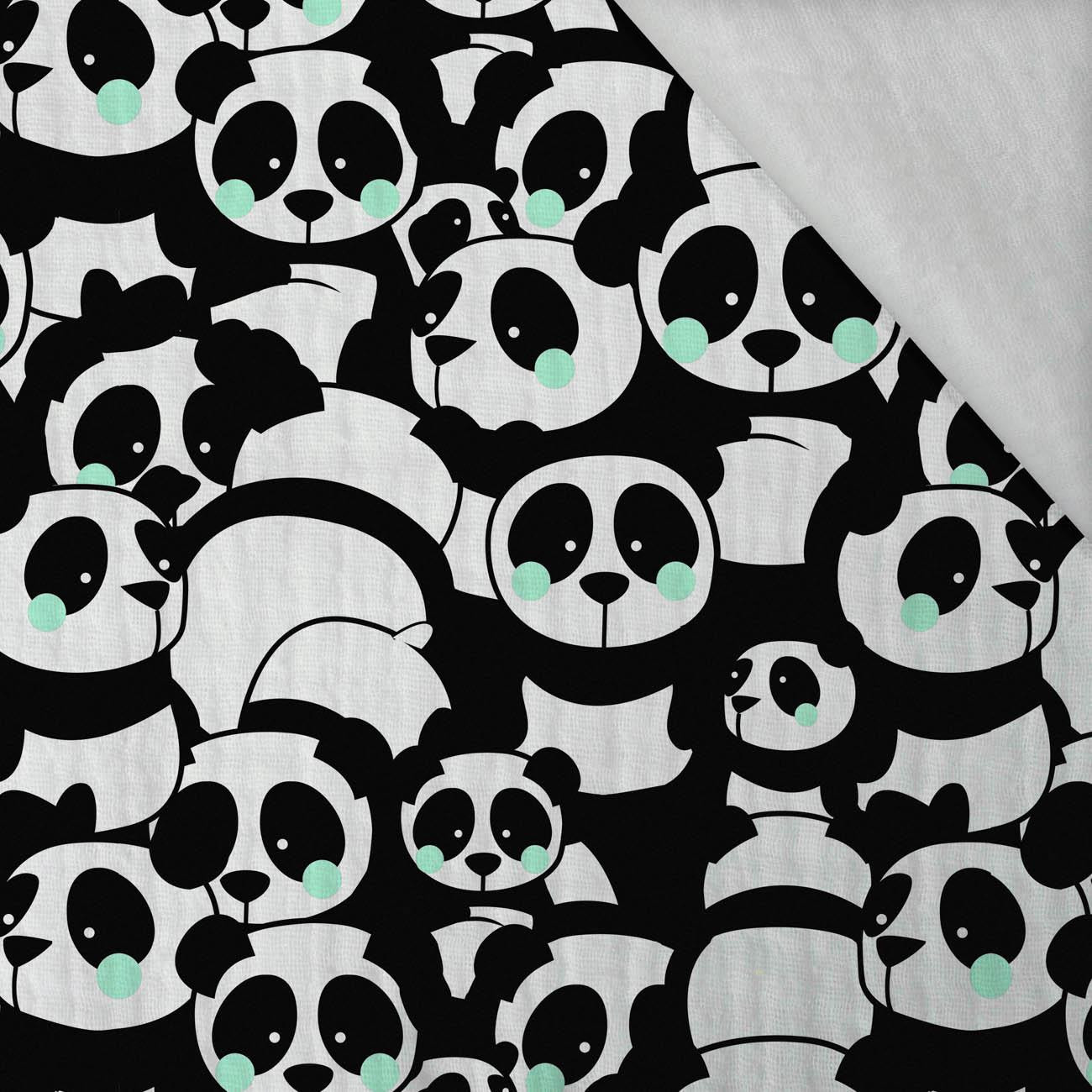 PANDAS / mint  - Cotton muslin