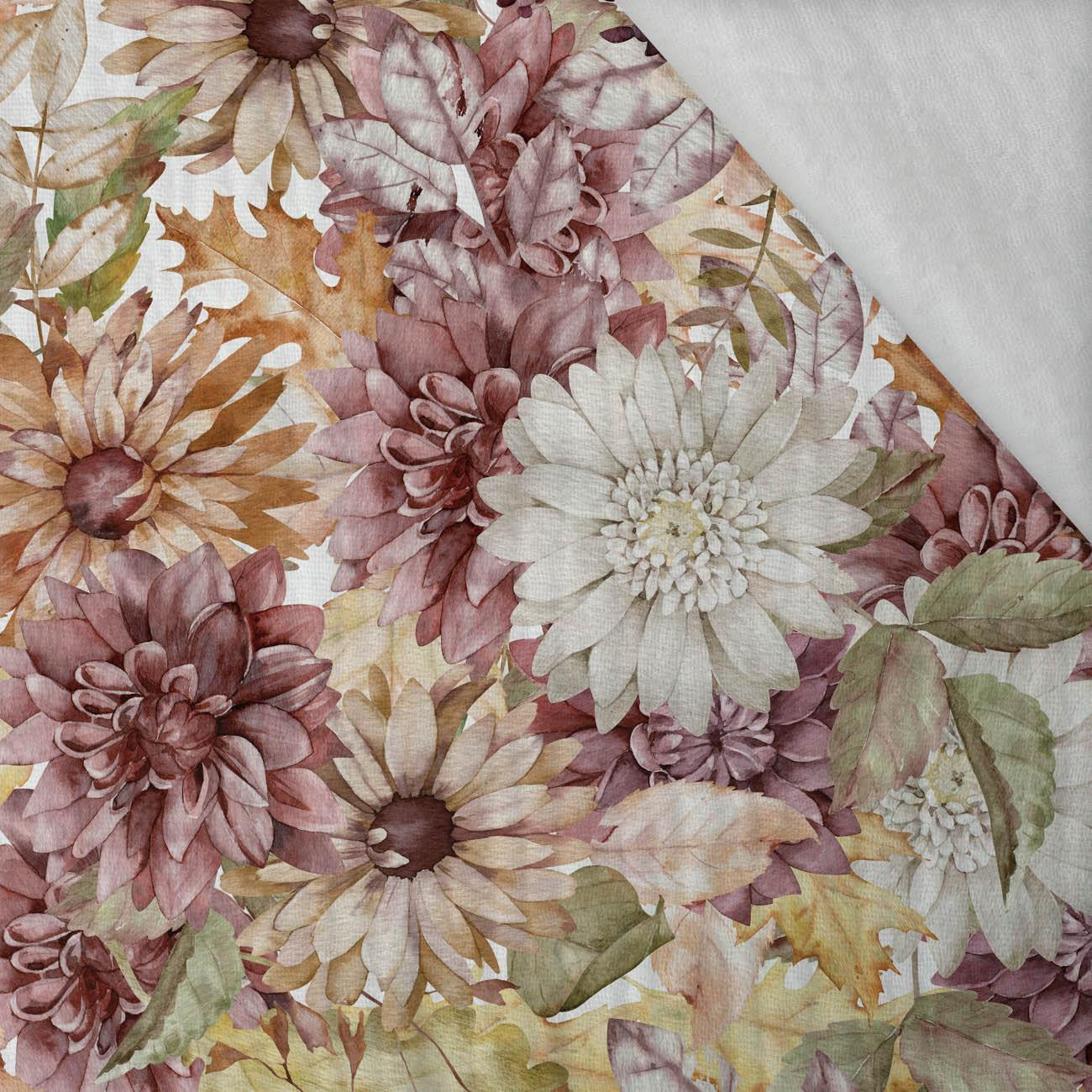 AUTUMN FLOWERS (GOLDEN AUTUMN) - Cotton muslin