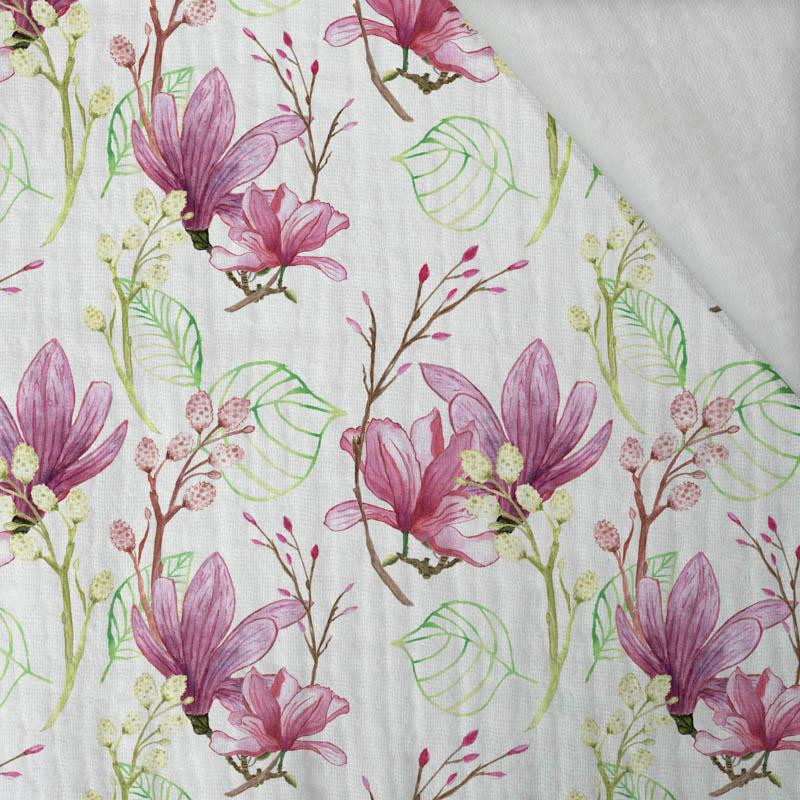 MAGNOLIAS PAT. 3 (BLOOMING MEADOW) - Cotton muslin