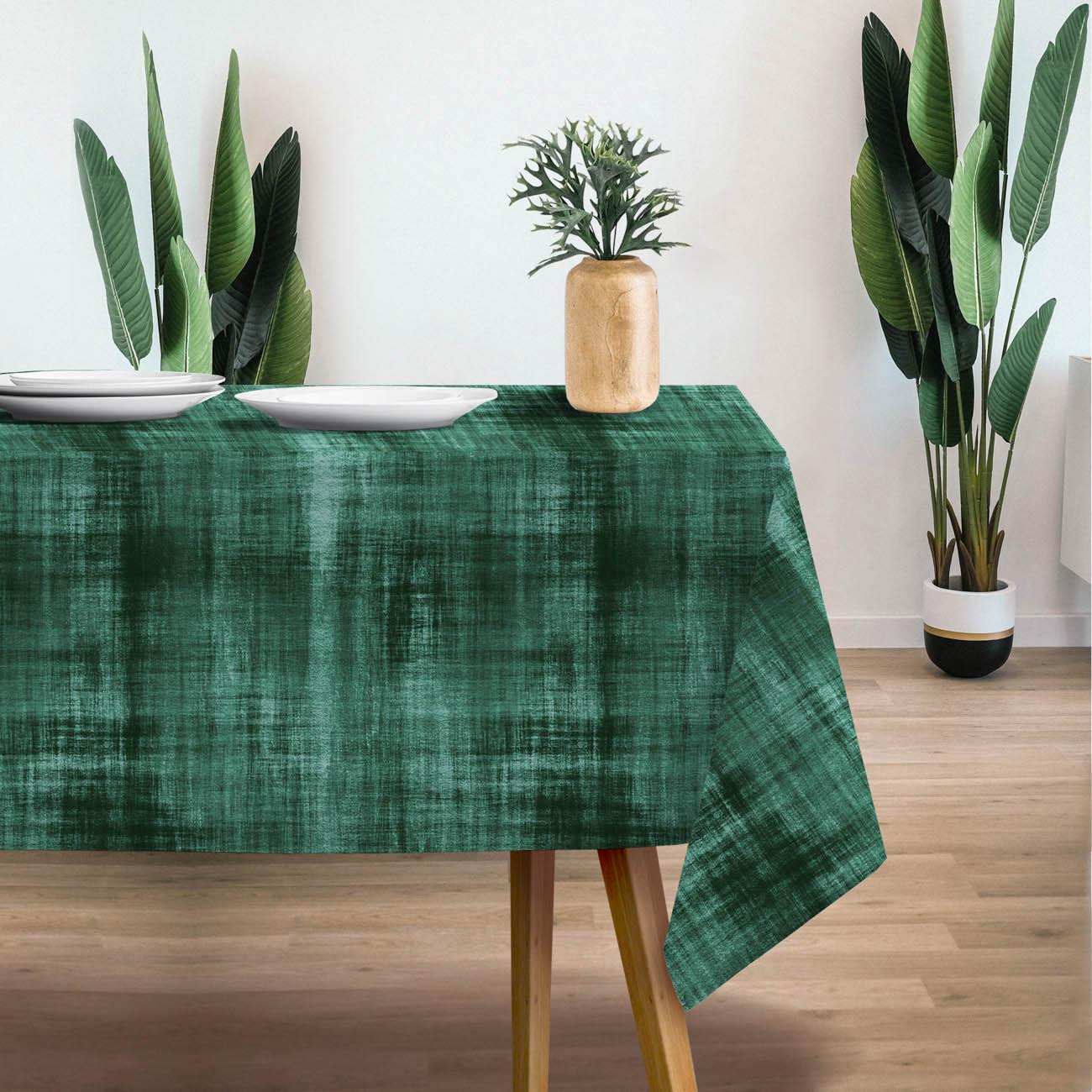 ACID WASH PAT. 2 (bottled green) - Woven Fabric for tablecloths