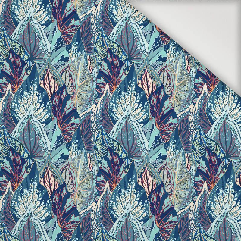 BLUE LEAVES (VINTAGE) - Nylon fabric Pumi