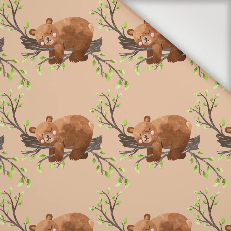 SLEEPING BEARS (BEARS AND BUTTERFLIES) - Nylon fabric PUMI
