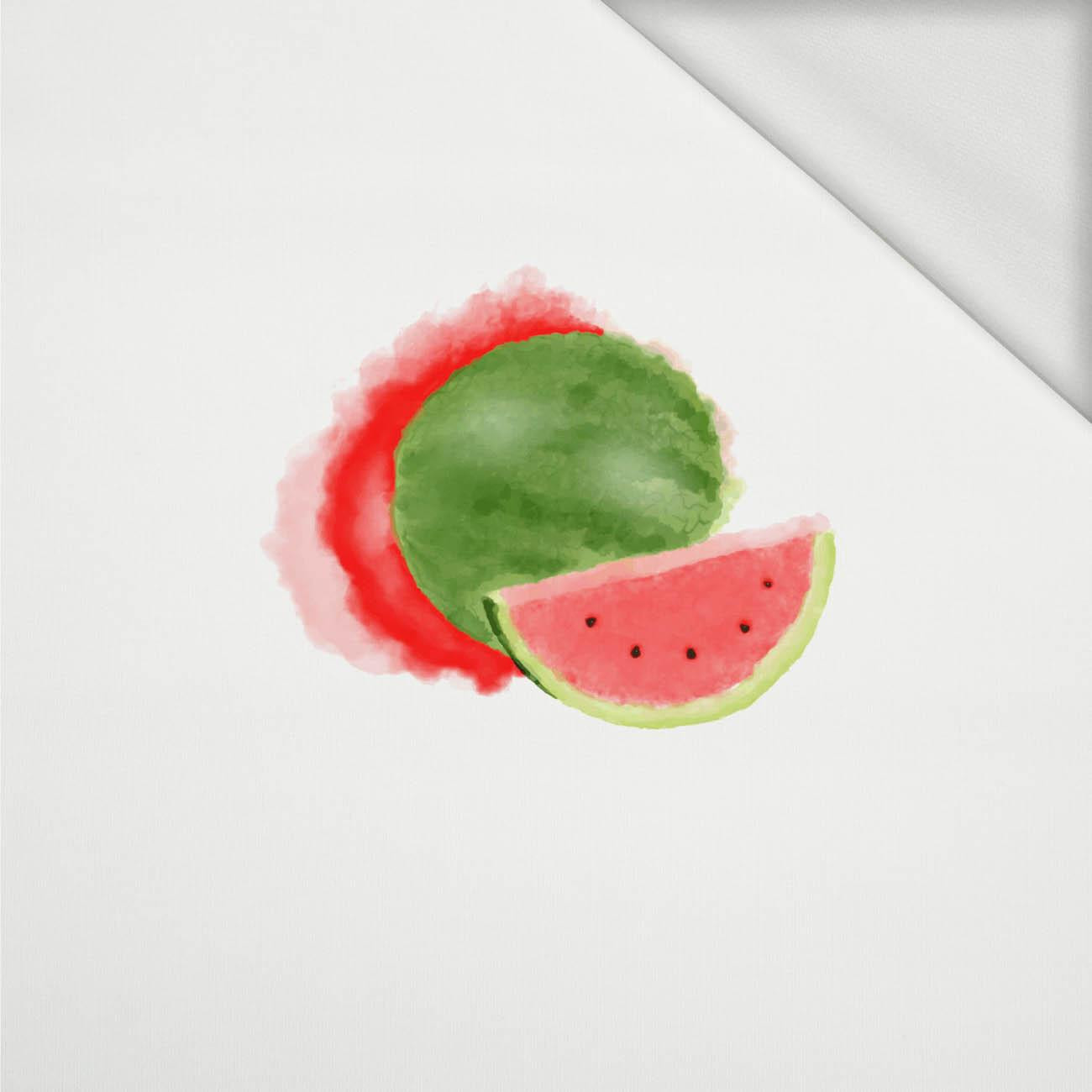 WATERMELON - panel (60cm x 50cm) looped knit 