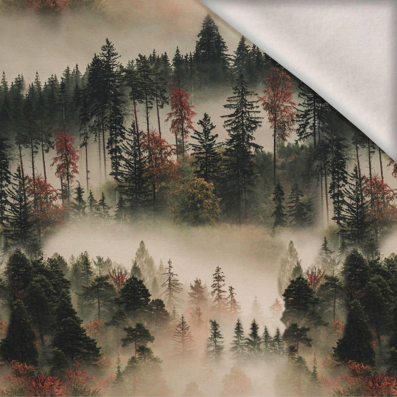 AUTUMN FOREST / WĘDROWCY LOSU - brushed knitwear with elastane ITY AUTUMN FOREST / WĘDROWCY LOSU - brushed knitwear with elastane ITY