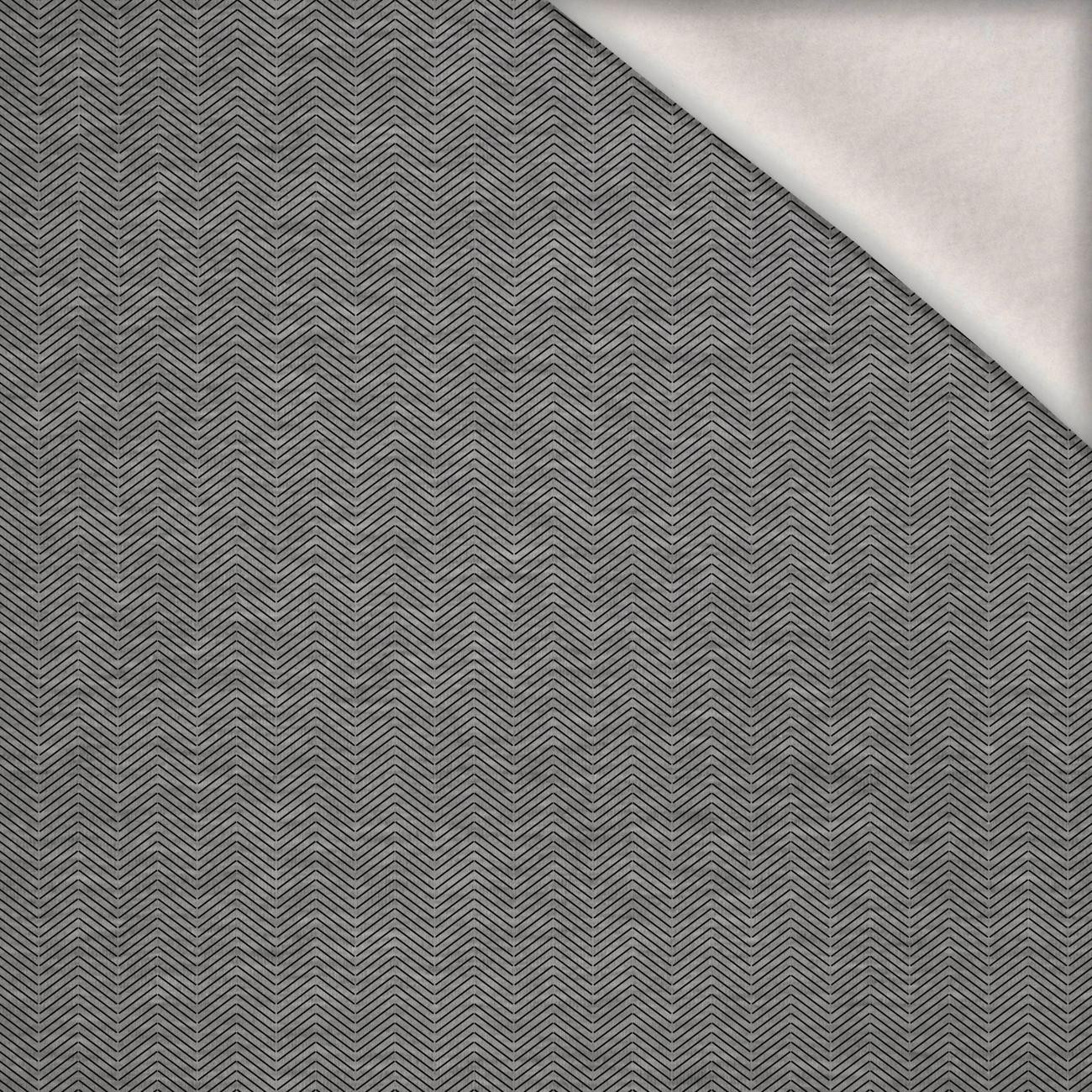 HERRINGBONE / NIGHT CALL / grey - brushed knitwear with elastane ITY HERRINGBONE / NIGHT CALL / grey - brushed knitwear with elastane ITY