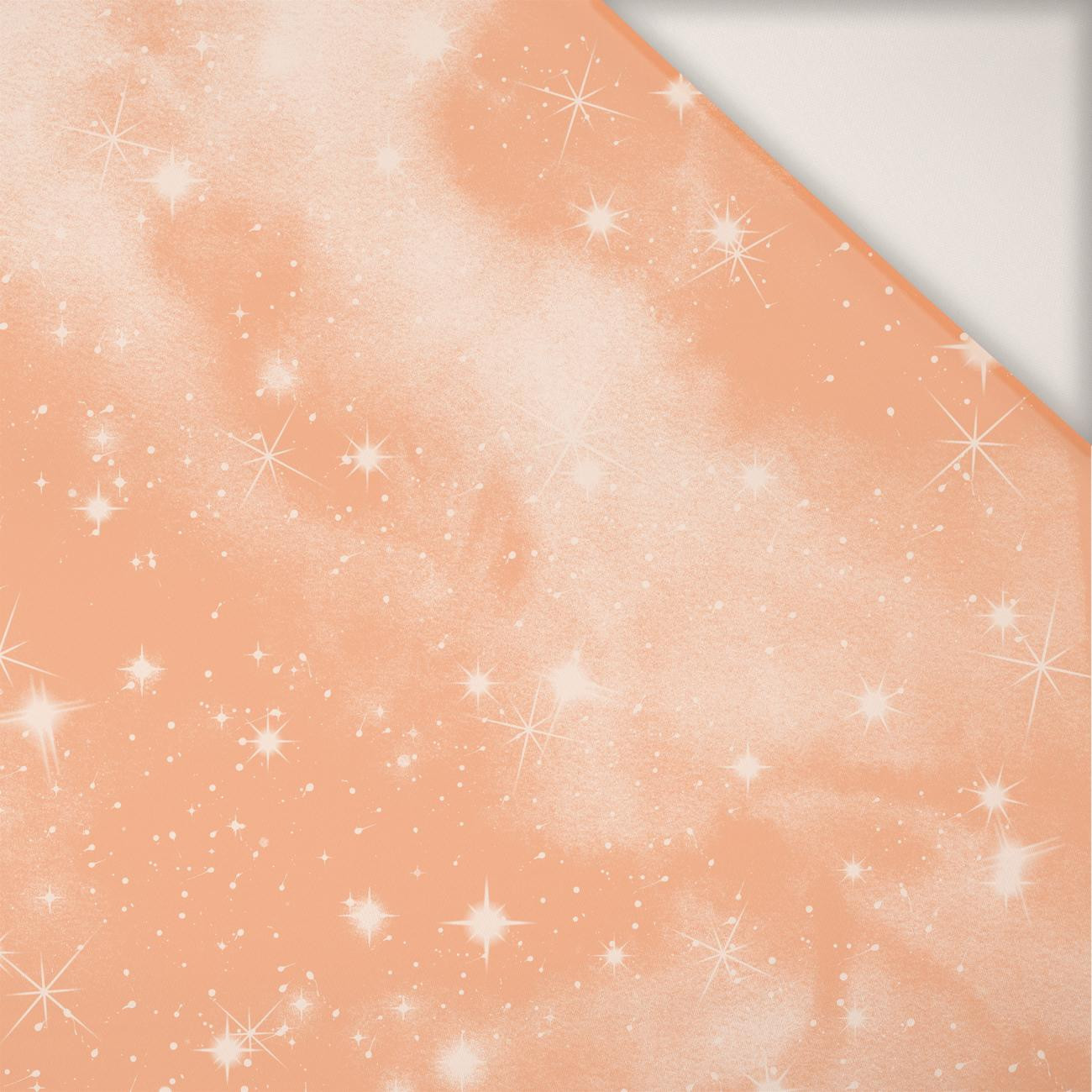 130cm GALAXY / peach fuzz - PERKAL Cotton fabric