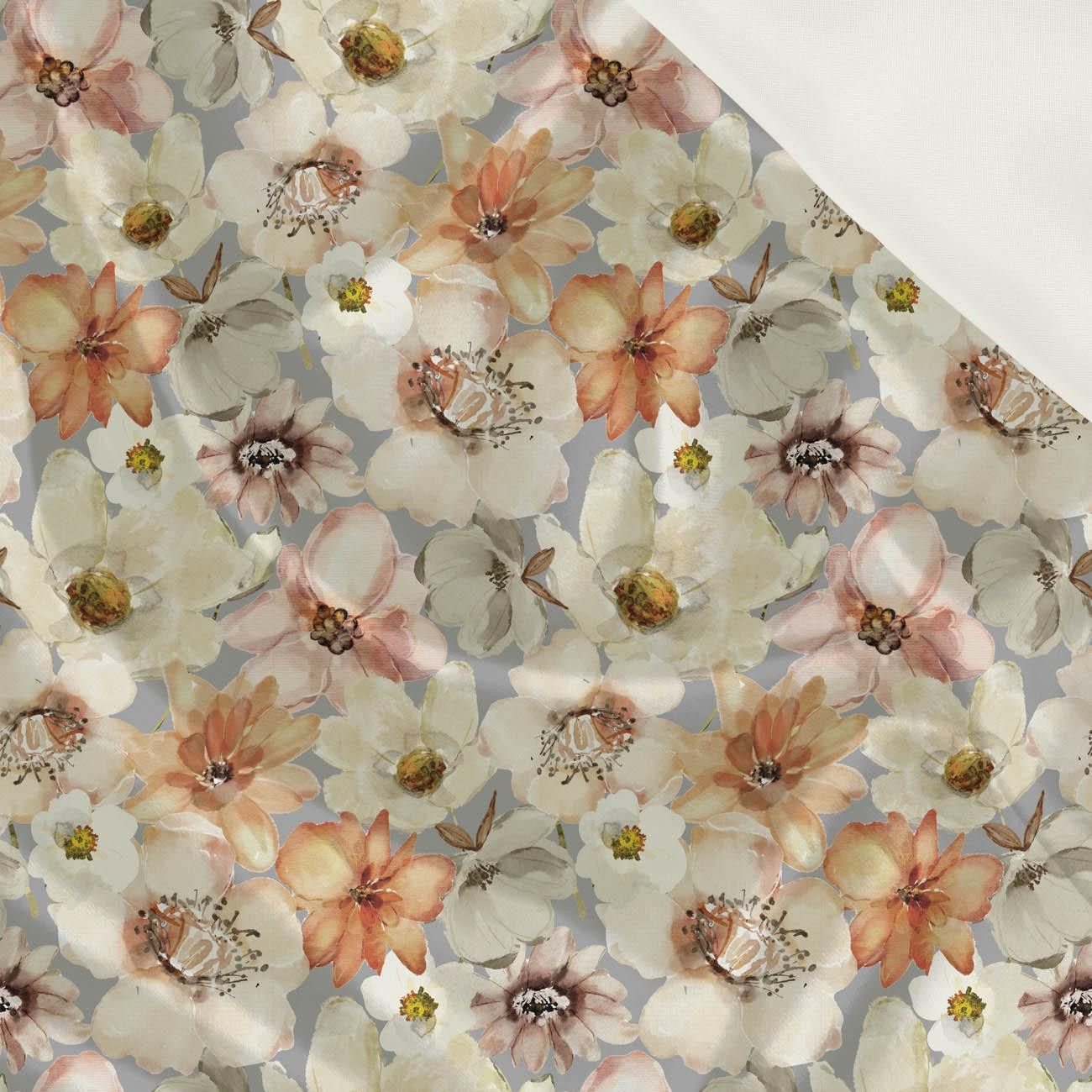 WATER-COLOR FLOWERS pat. 4 - Satin