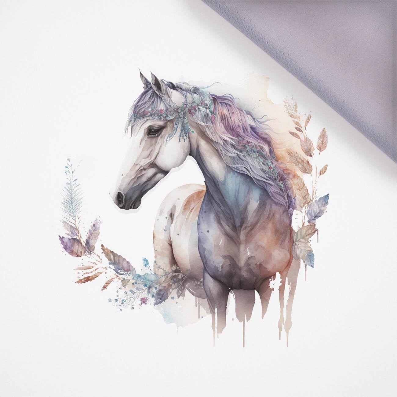 WATERCOLOR HORSE - panel (75cm x 80cm)  softshell 