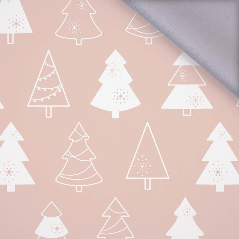 GLAZED CHRISTMAS TREES (CHRISTMAS GINGERBREAD) / dusky pink - softshell