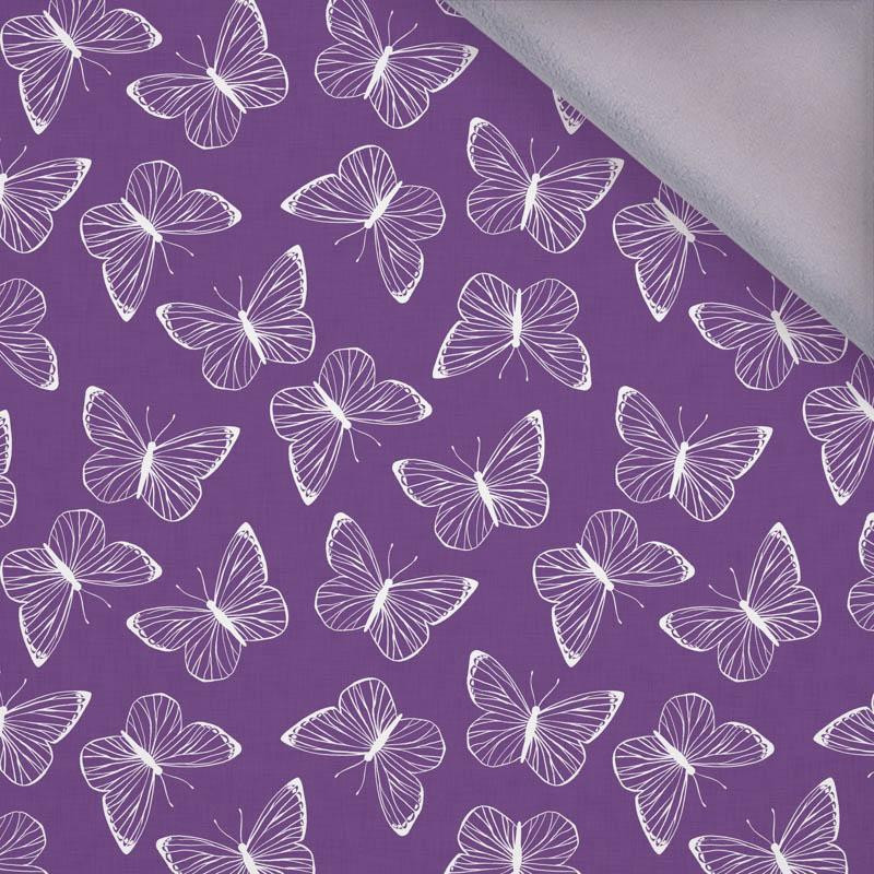 BUTTERFLIES / contour (PURPLE BUTTERFLIES) - softshell