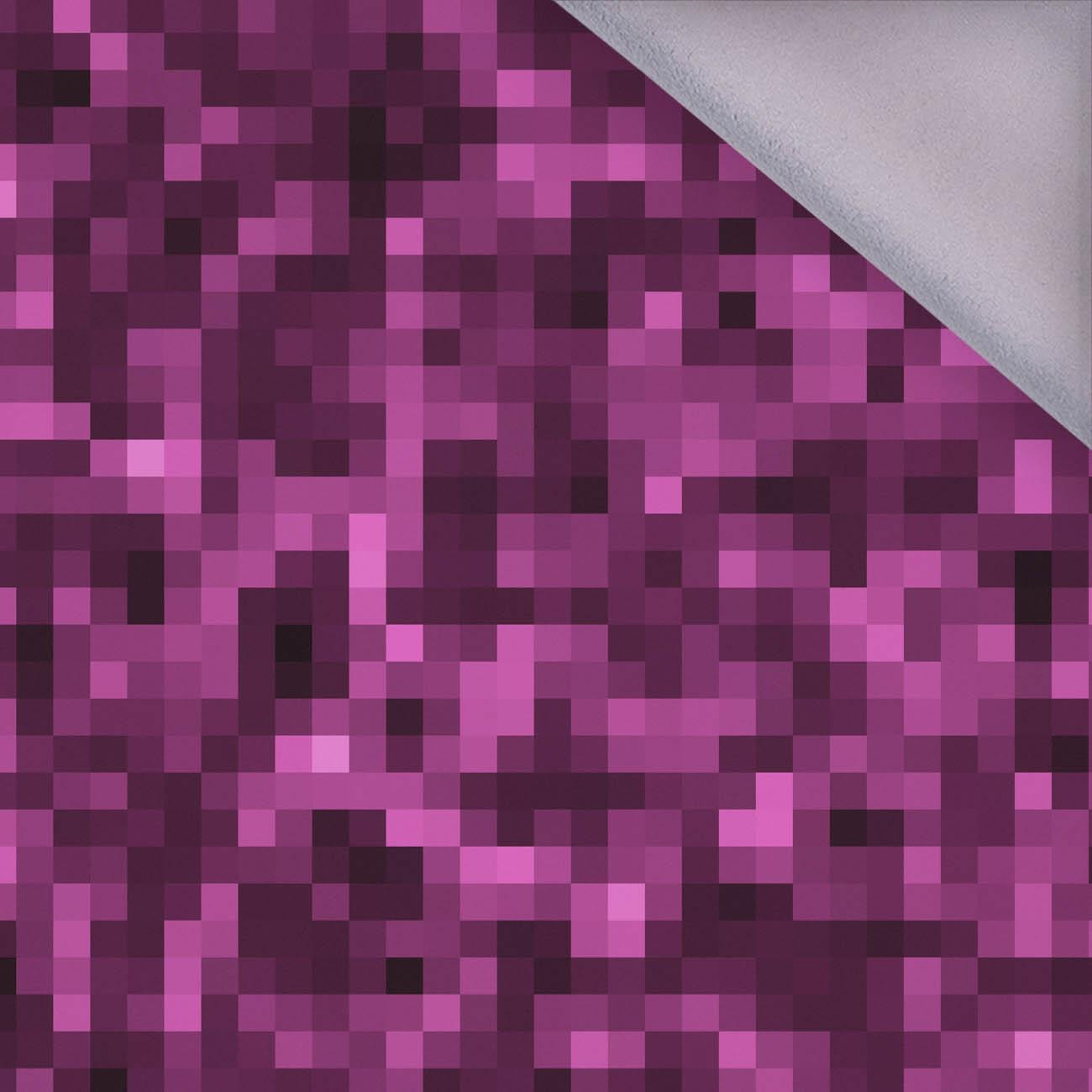 PIXELS pat. 2 / purple  - softshell