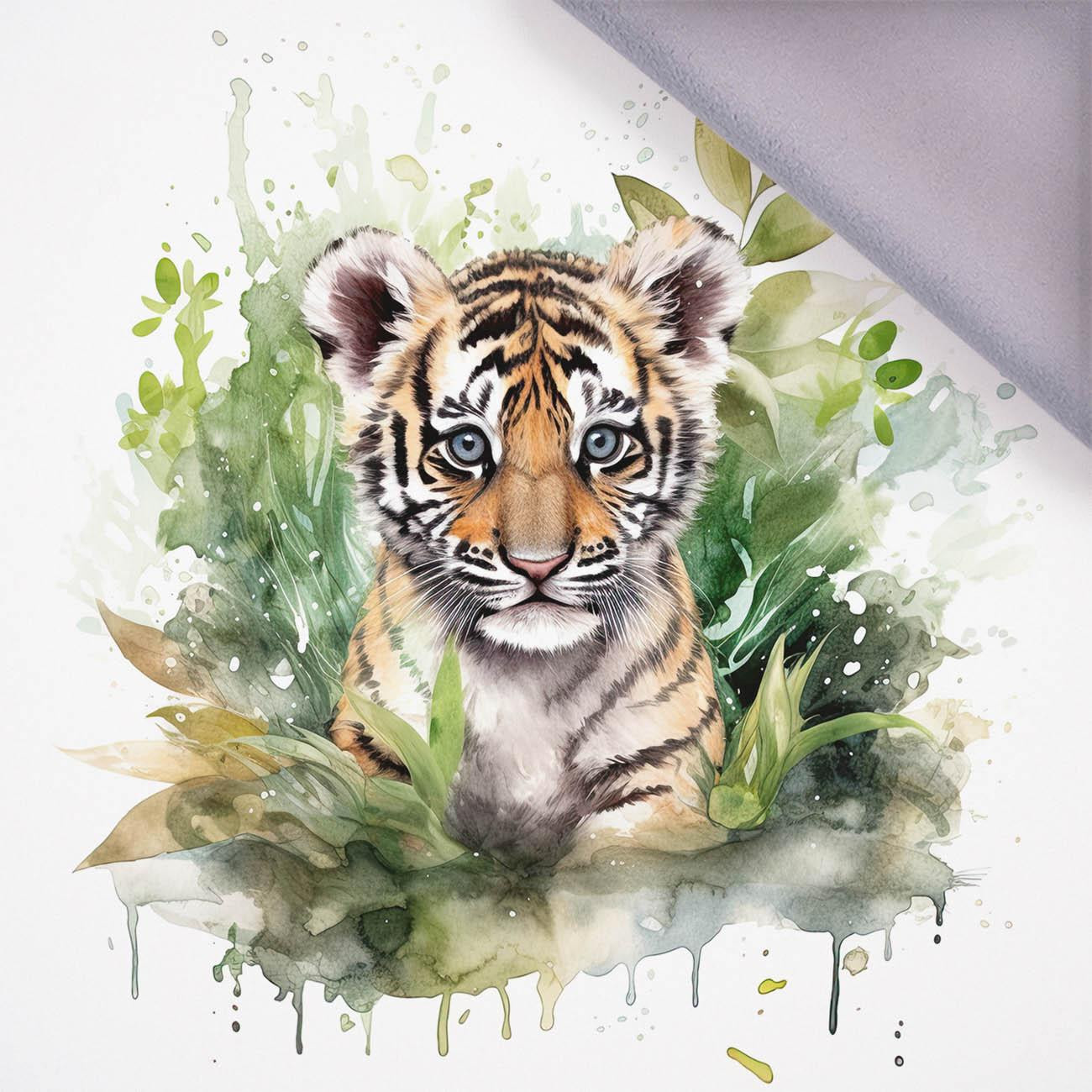 WATERCOLOR TIGER - panel (75cm x 80cm)  softshell 