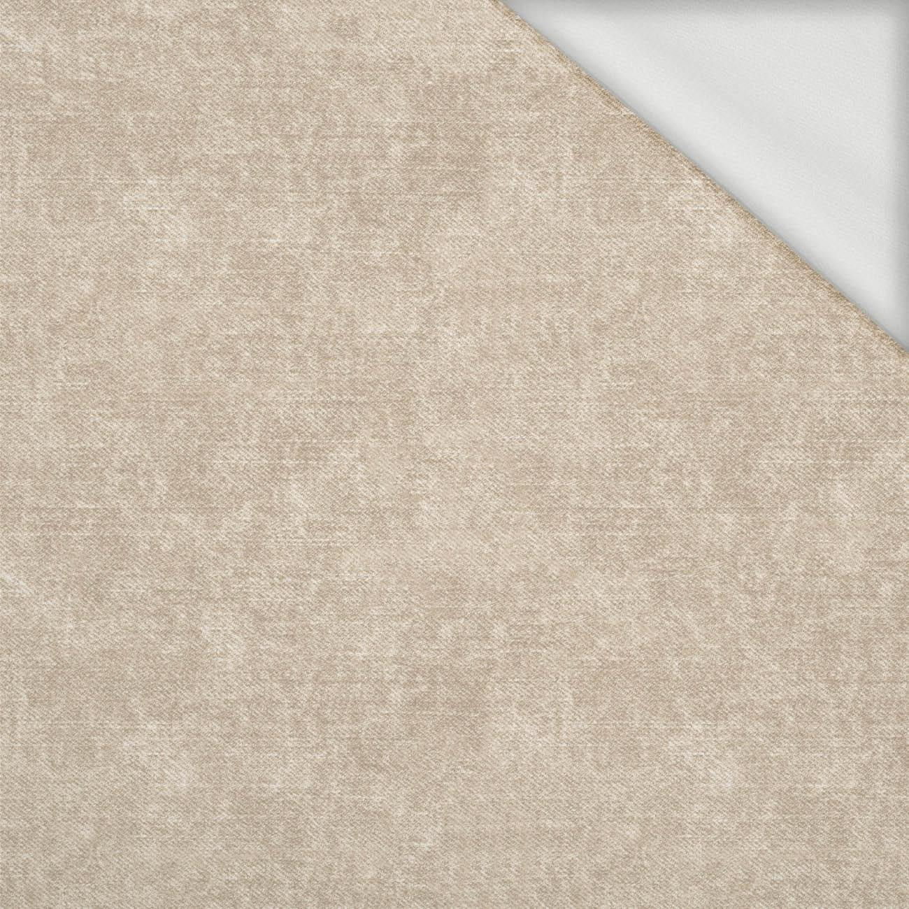 ACID WASH BEIGE - looped knit fabric