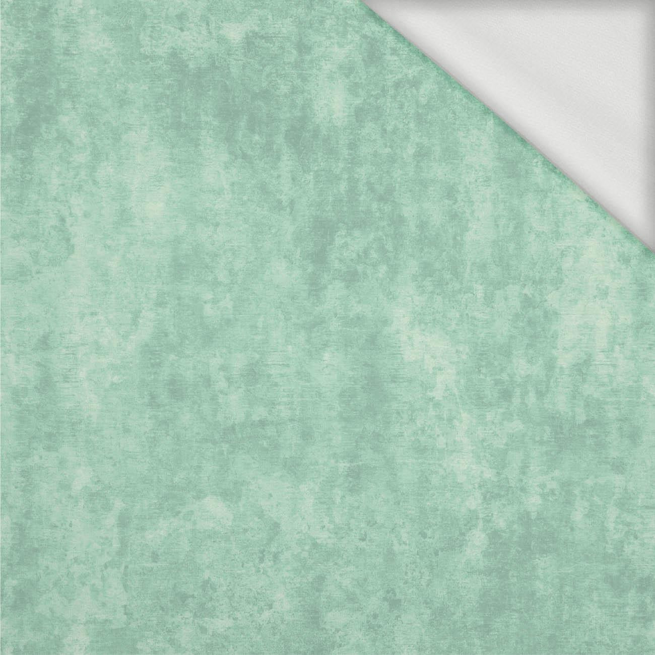 GRUNGE (mint) - looped knit fabric