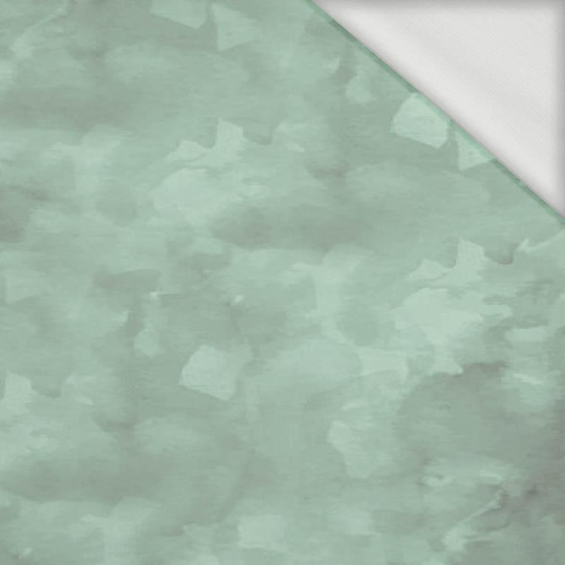 CAMOUFLAGE pat. 2 / modern mint  - looped knit fabric