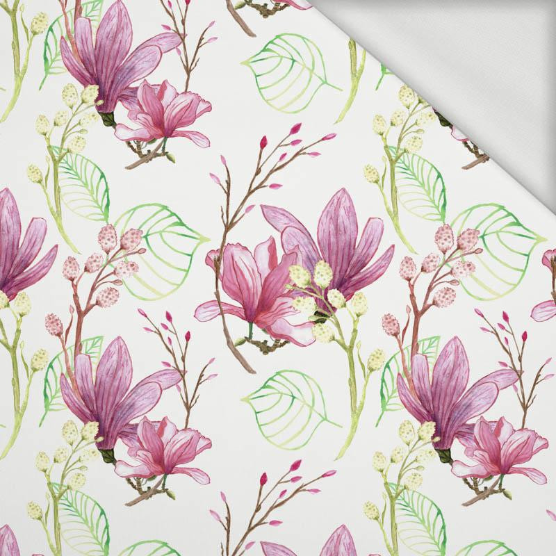 MAGNOLIAS PAT. 3 (BLOOMING MEADOW) - looped knit fabric