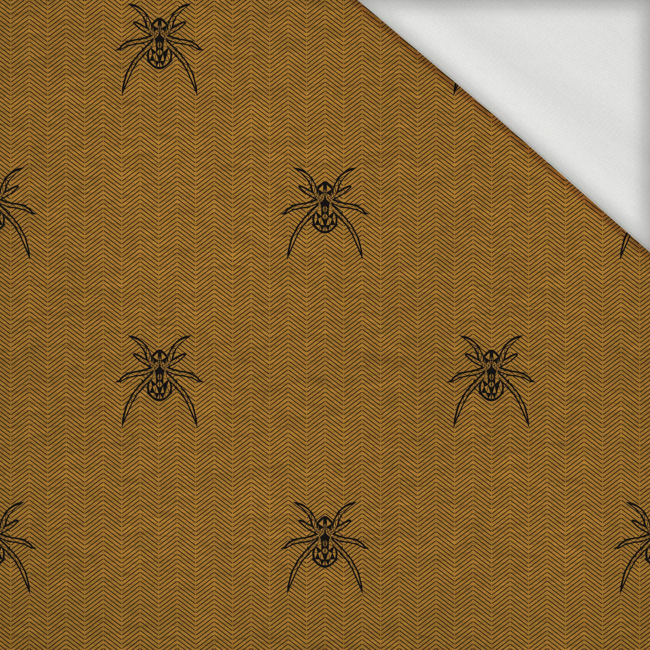 SPIDER / NIGHT CALL / mustard - looped knit fabric
