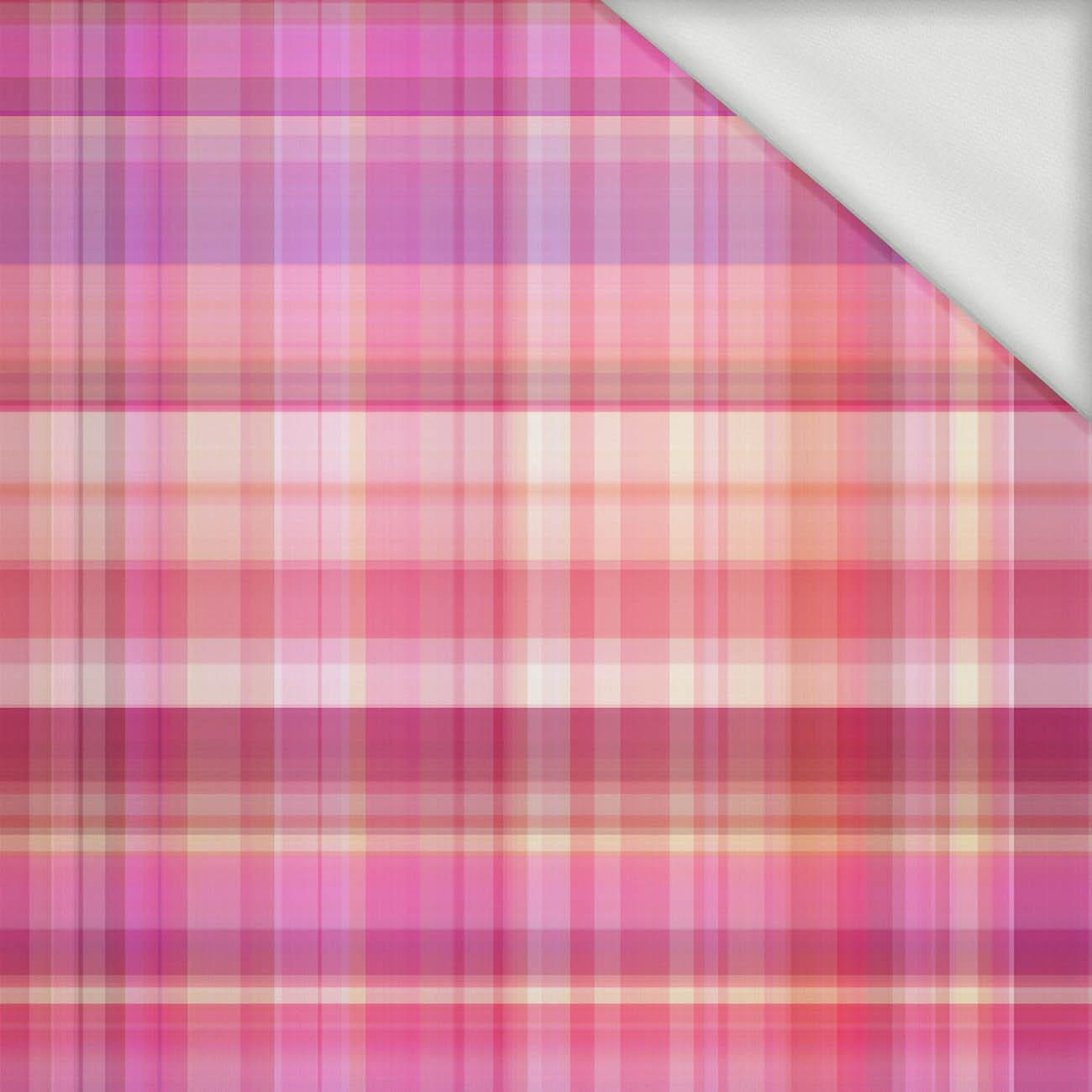 PINK CHECK PAT. 1 - looped knit fabric