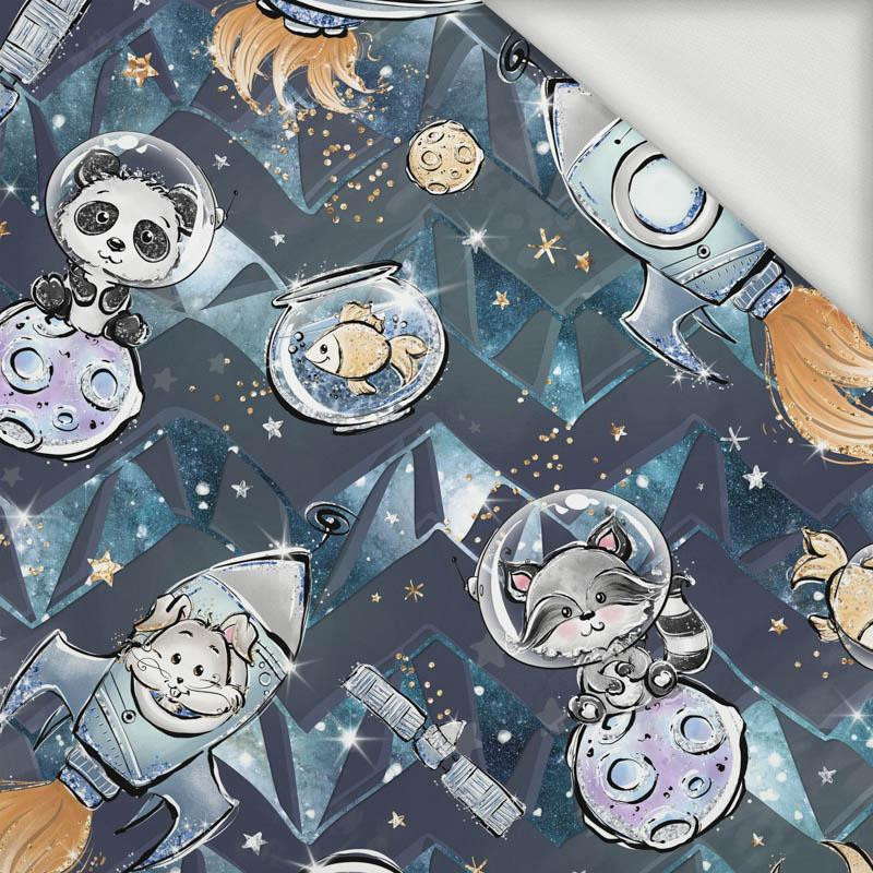 SPACE CUTIES pat. 7 (CUTIES IN THE SPACE) - looped knit fabric