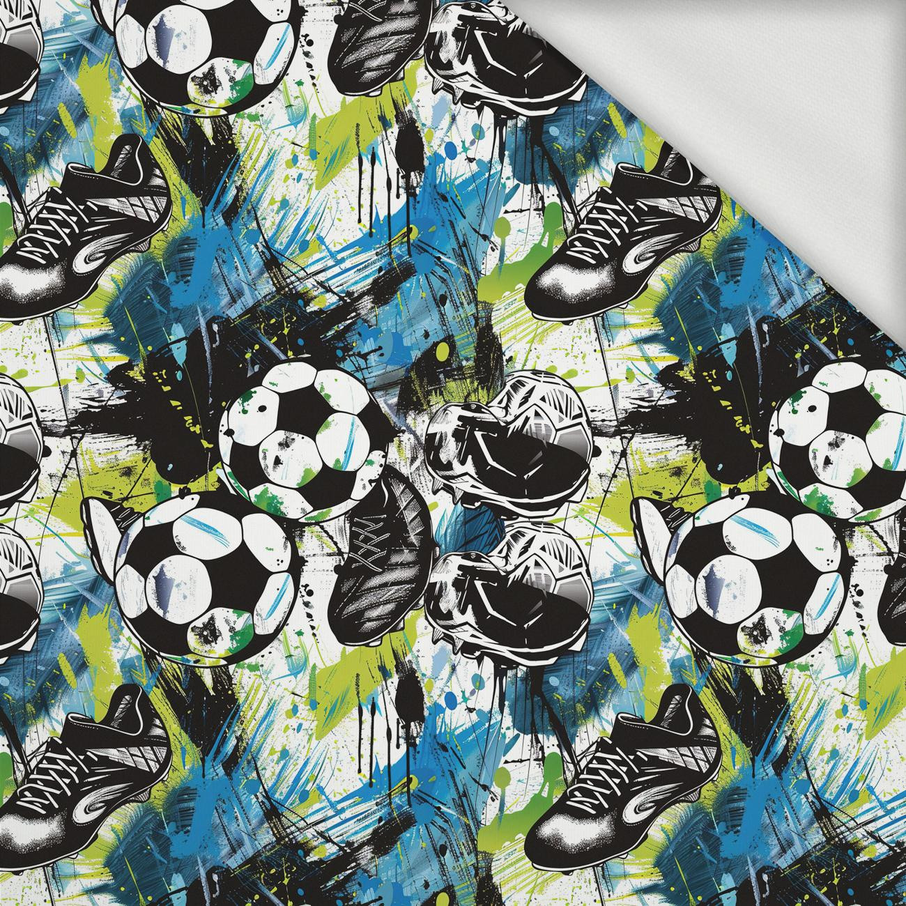 FOOTBALL - looped knit fabric