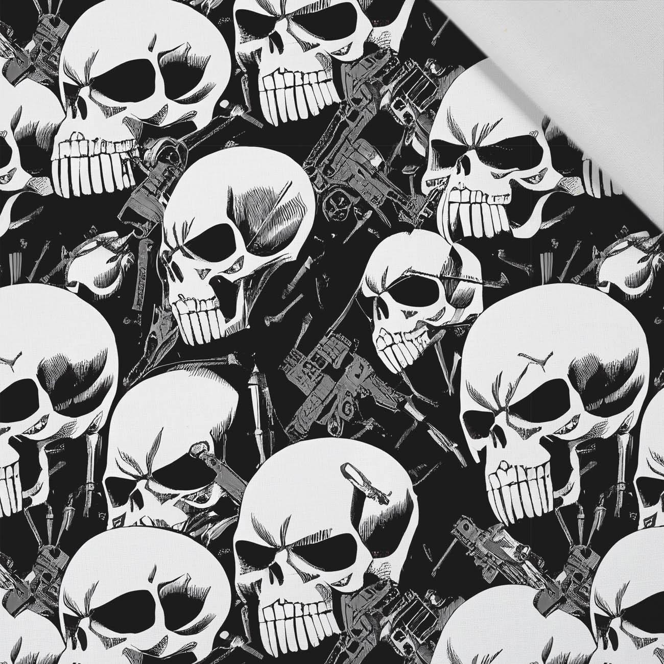 BAD SKULLS - Cotton woven fabric