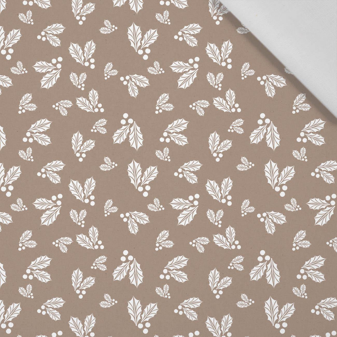 HOLLY (WHITE CHRISTMAS) - Cotton woven fabric