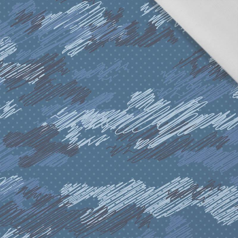 CAMOUFLAGE - classic blue - Cotton woven fabric