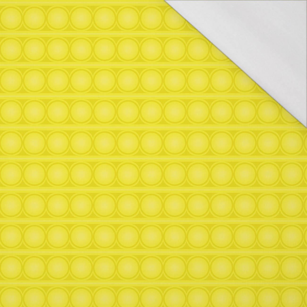 BUBBLED / yellow - single jersey with elastane 