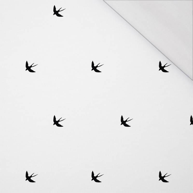 SWALLOWS (MINIMAL)  - single jersey with elastane 