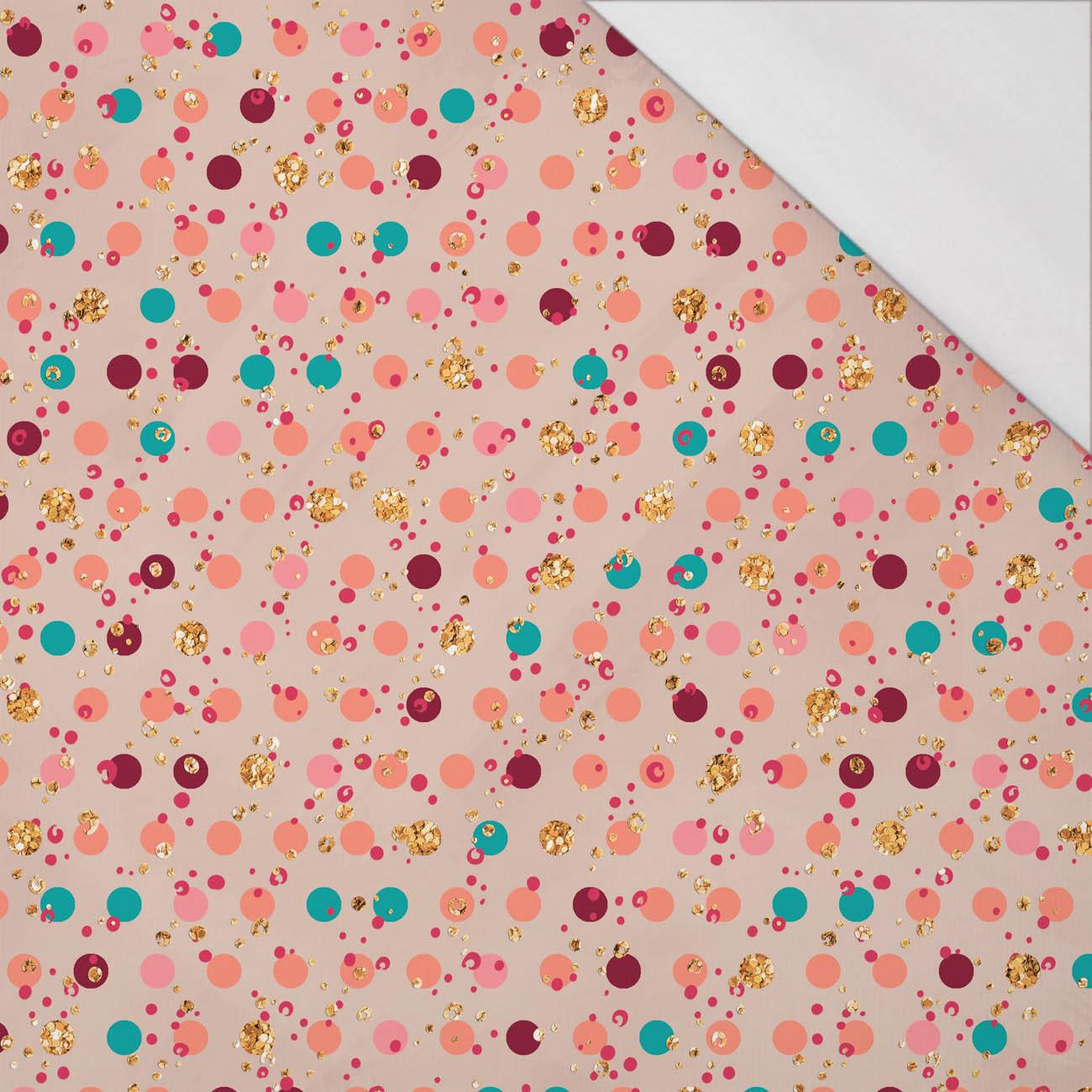 GLITTER DOTS (GLITTER AUTUMN) - single jersey with elastane 