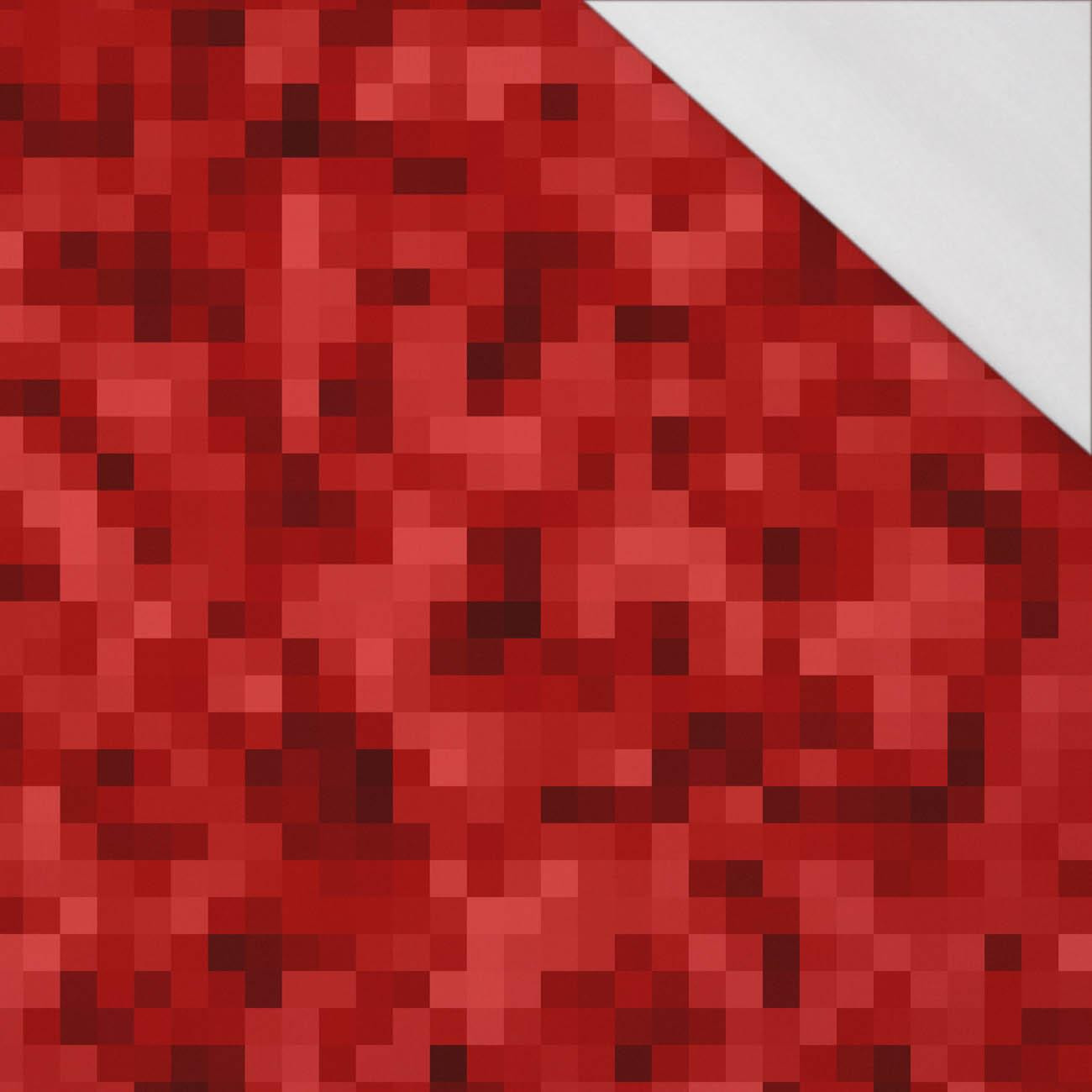 PIXELS pat. 2 / red - single jersey with elastane 