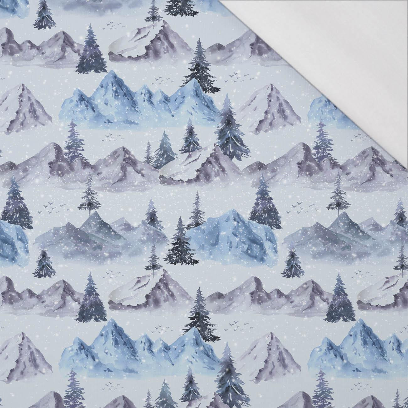 MOUNTAINS PAT. 3 (PAINTED FOREST) - single jersey with elastane 