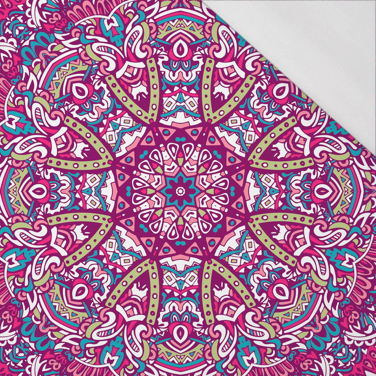 COLORFUL MANDALA pat. 3 - single jersey with elastane 