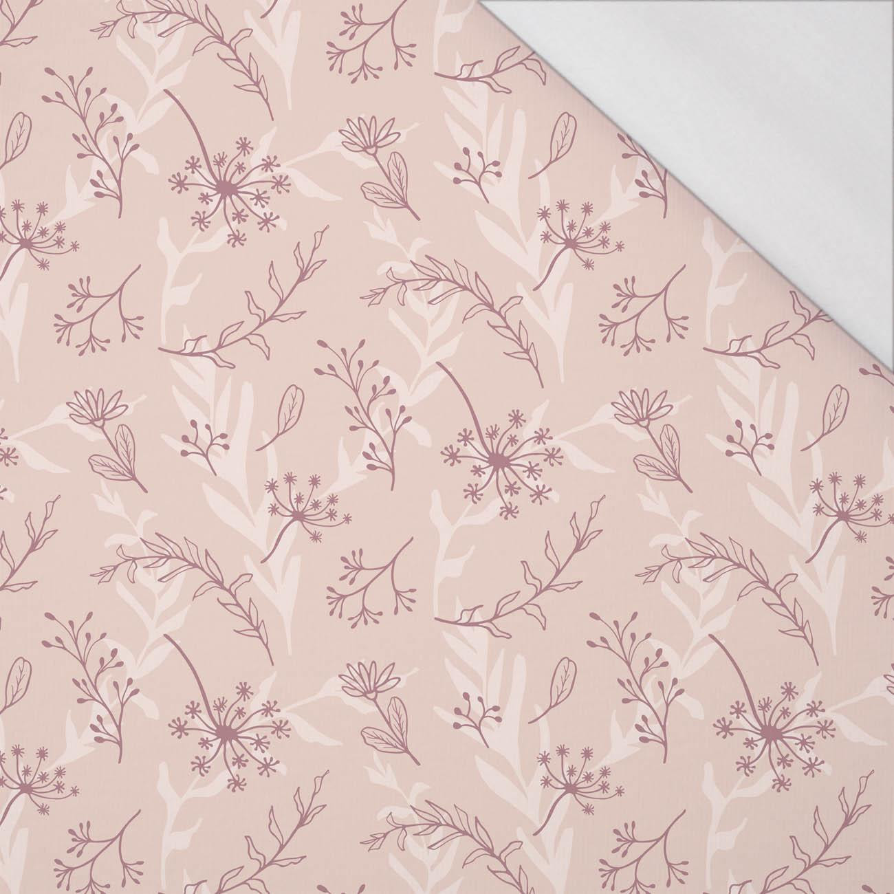 PINK LEAVES PAT. 2 - single jersey with elastane 