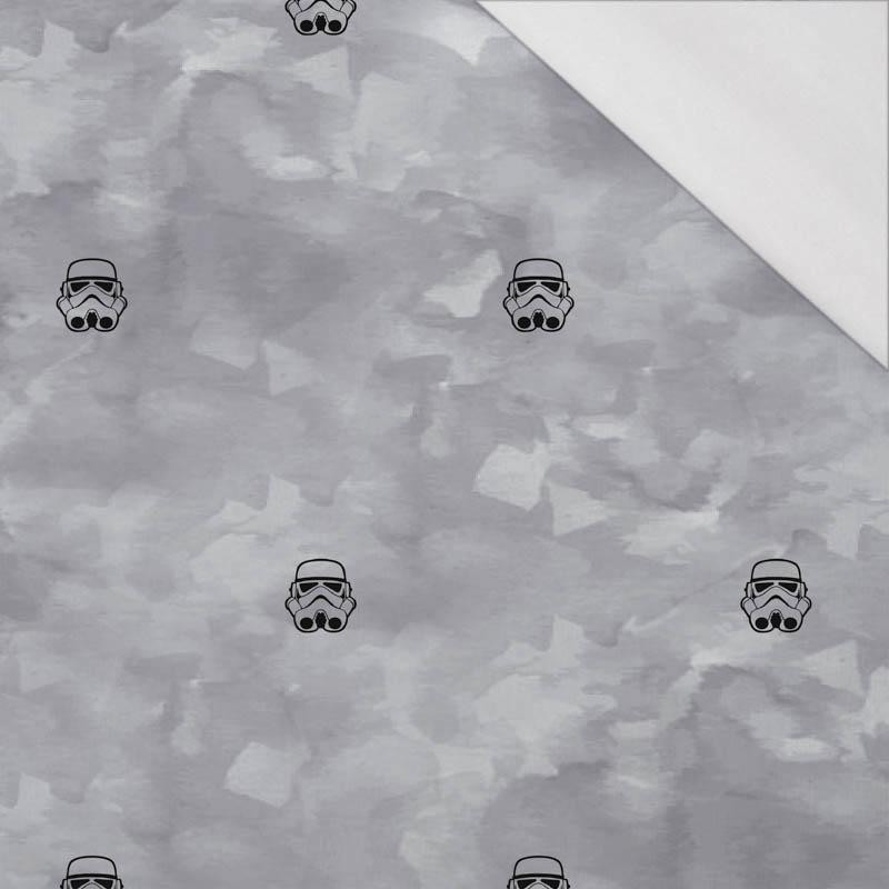 50cm - STORMTROOPERS (minimal) / CAMOUFLAGE pat. 2 (grey) - organic single jersey with elastane 