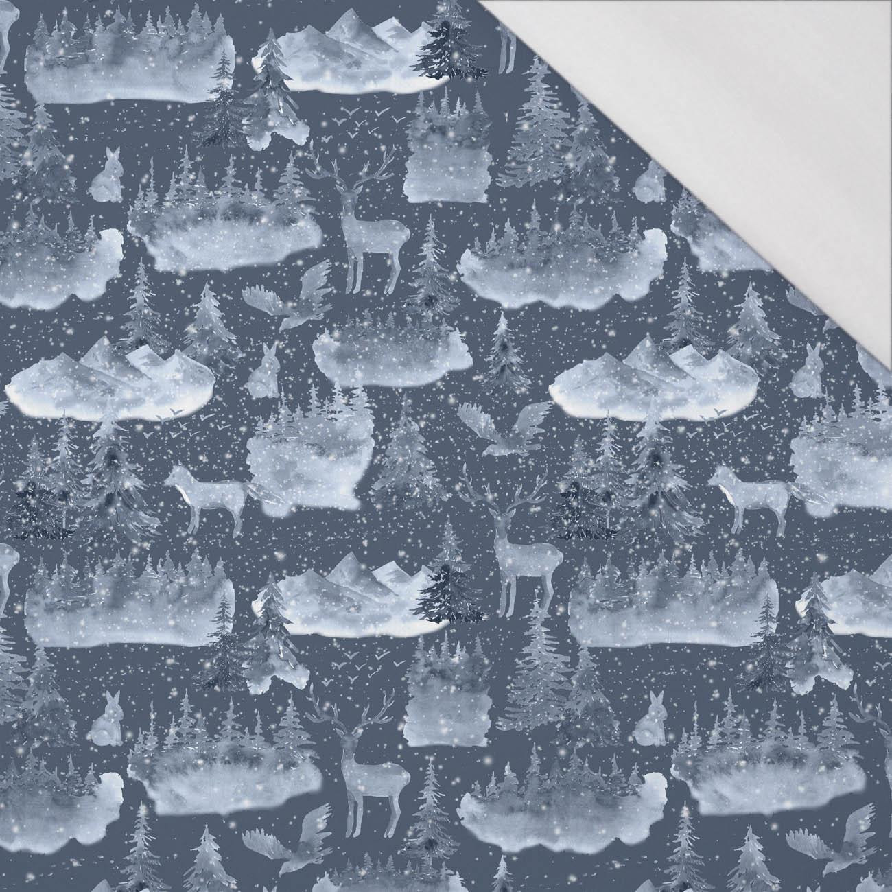 ANIMALS IN THE FOREST PAT. 2 (PAINTED FOREST) - single jersey with elastane 